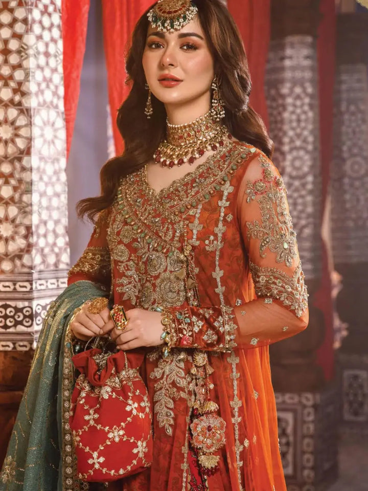 Maria B Embroidered Wedding Edition