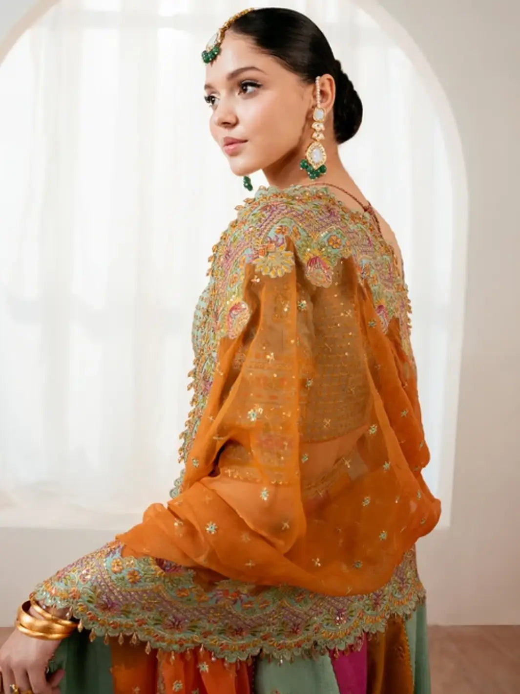 EMBROIDERED SILK SF-4036