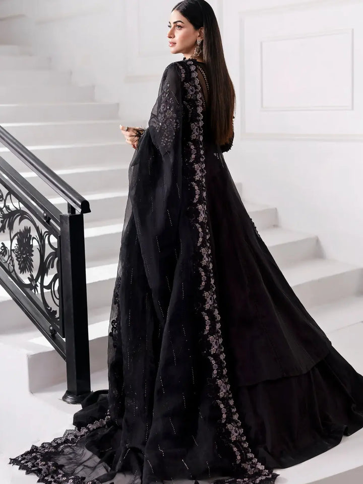 Embroidered organza Suit  Maria b