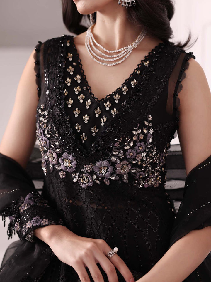 Embroidered organza Suit  Maria b