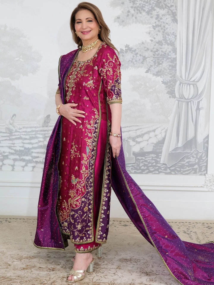 Bita Magenta Kurta