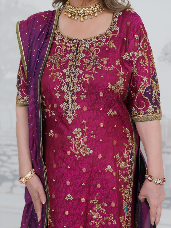 Bita Magenta Kurta