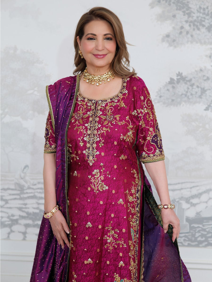 Bita Magenta Kurta