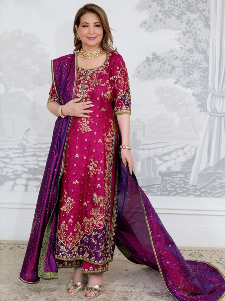 Bita Magenta Kurta