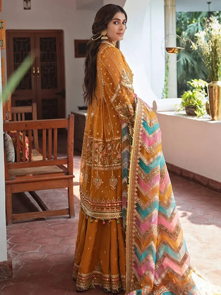 Zarlish by Mohsin Naveed Ranjha Festive Collection - HENNA - TC-94