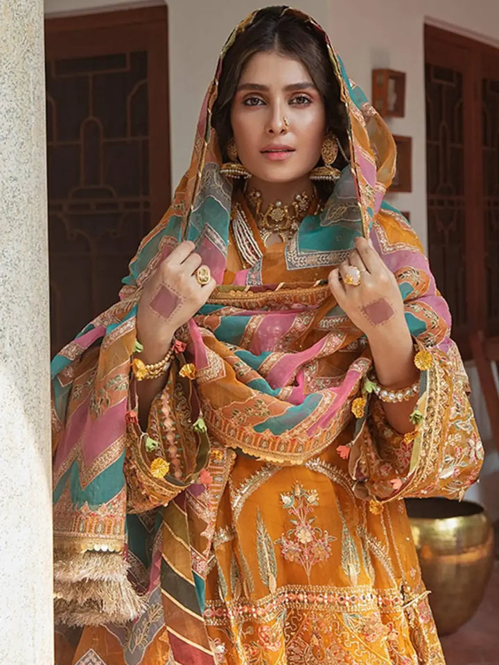Zarlish by Mohsin Naveed Ranjha Festive Collection - HENNA - TC-94