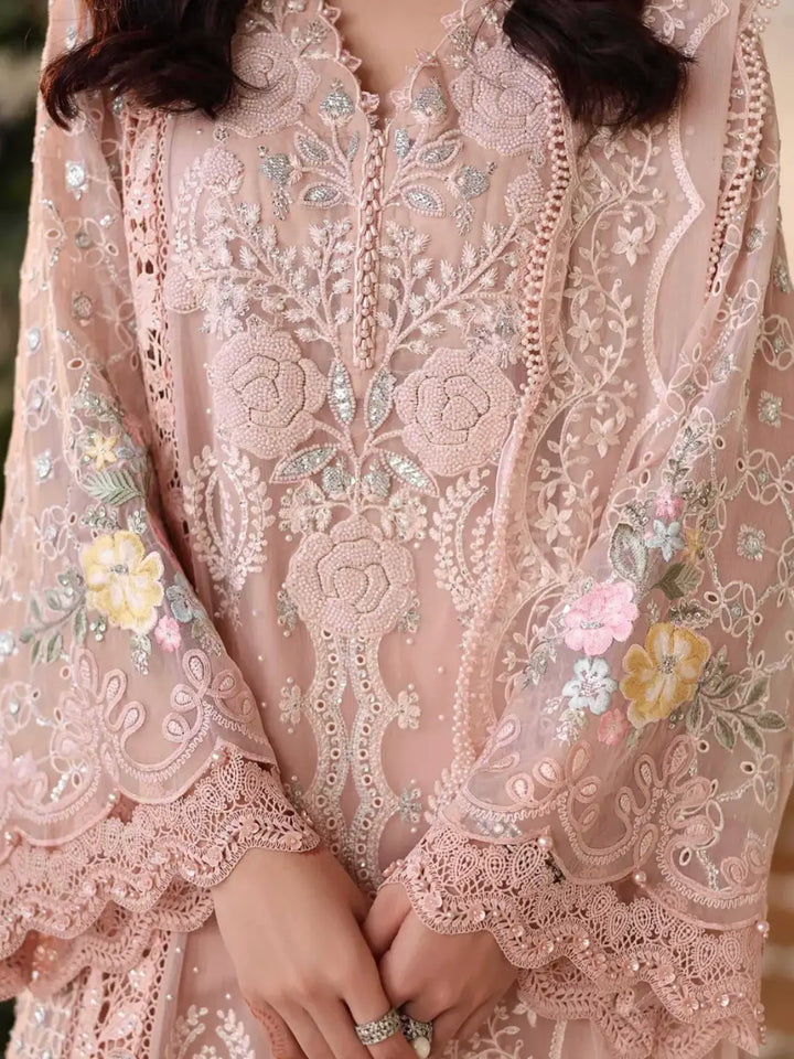Maria B Embroidered Chiffon Suit