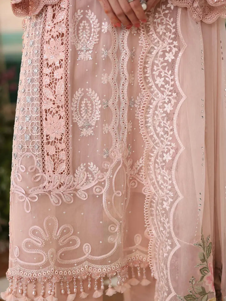 Maria B Embroidered Chiffon Suit