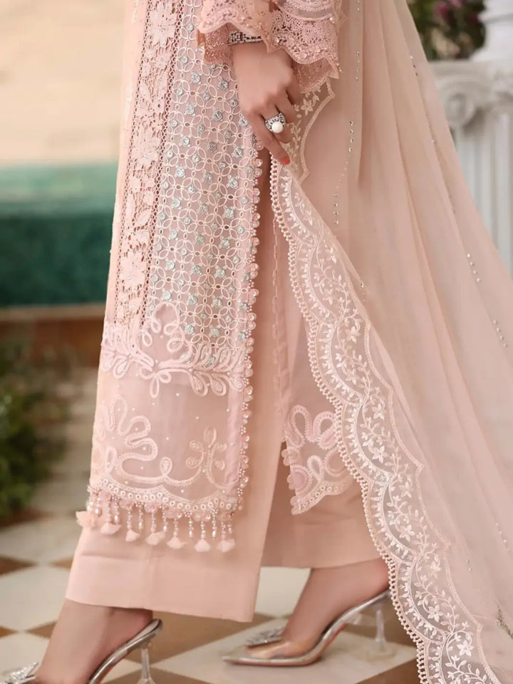 Maria B Embroidered Chiffon Suit